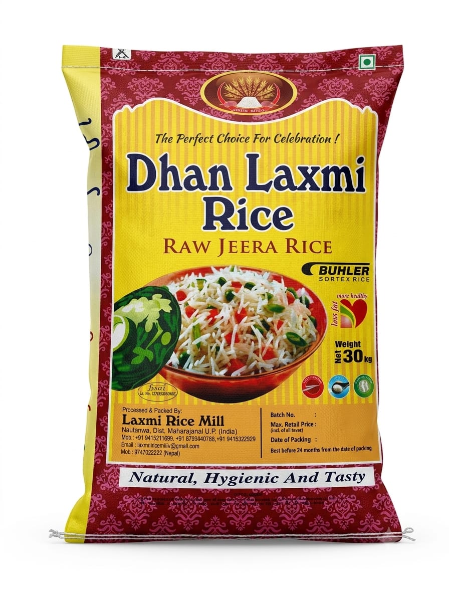 Dhan Laxmi Raw Sona Mansooli Rice 30kg