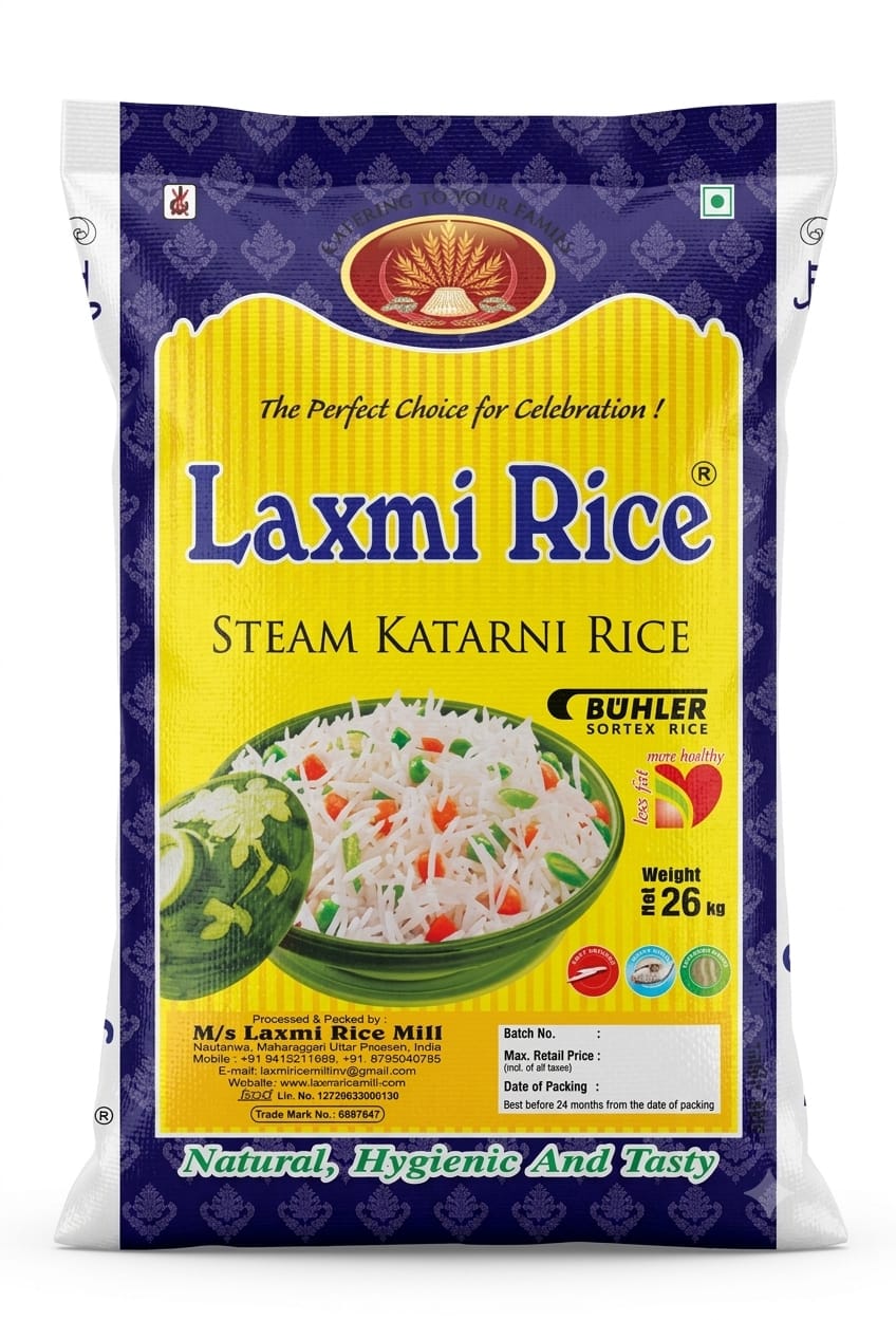 Laxmi Rice Steam Katarni Rice 26kg